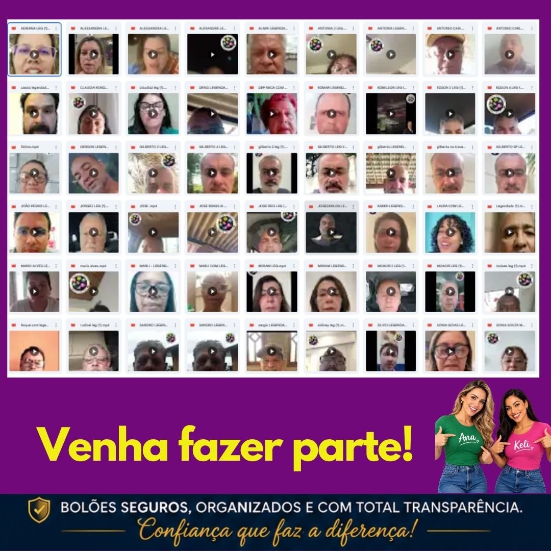 Mais depoimentos de participantes e convite para fazer parte do grupo